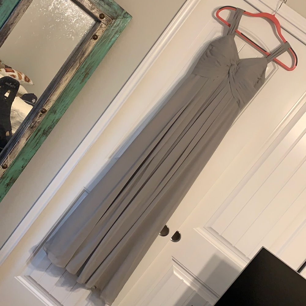Azazie Grey Bridesmaids Dress